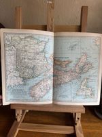 Bartholomew 1903 Canada Ontario Quebec Nova Scotia Antique Atlas Maps Collection