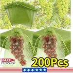 Reusable Fruit Protection Mesh Bags Drawstring Insect Pest Cover