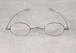 Antique Victorian Wire Frame Spectacles Glasses Oval Lenses c.1850-1880