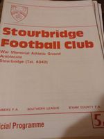 Stourbridge v Kings Lynn 1977/78