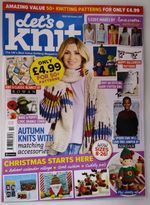 Let's Knit magazine Oct 2026 Autumn knits with matching accessories + Halloween
