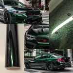 Midnight Green/Black Diamond Metallic Premium Self Adhesive Vinyl Car Wrap UK