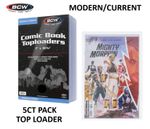 BCW (New) 5 Pack - Comic Book Top Loader - Current/Modern Rigid PVC Holder