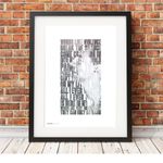 DEPECHE MODE ❤ Enjoy The Silence - song lyrics poster art limited Edition Print