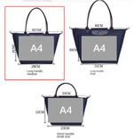 Mocha Long Handle Tote Bag Medium in Mocha Color