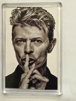 David Bowie, English Iconic singer, Stunning black and white, Fridge Magnet
