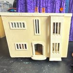 1:12 Painted White Wooden Complete Doll's House, 2 Storey, 7 Rooms, Unfurnished