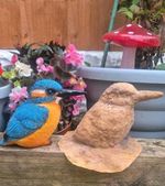 Latex Mould To Make This lovely Kingfisher Ornament Garden Mold Concrete,Plaster