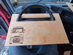 Truck table Steering wheel table laptop desk tray portable desk wooden board