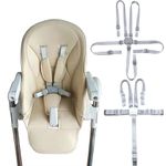 Adjustable 5 Point Harness Baby Safety Strap Belt High Chair Straps Fixed Belts