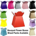 Bouquet Flower Boxes - Living Vase Easter Florist Box Sweet Valentine Gift