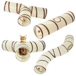 Polyester+Steel Wire Cat Nest Foldable Pet Fun Play Toy Cat Tunnel Tube  Rabbit