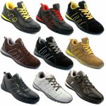 12 pairs Mens Safety Work Boots Steel Toe Cap Industrial Footwear