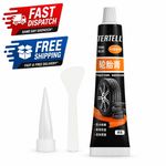 Black Tire Repair Glue Liquid Rubber Adhesive Wear Resistant Non-Corrosive 30ml+