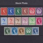 QEII 1958-65 Wildings Multiple Crowns Basic Set Unmounted Mint UM MNH SG570/586