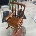 Vintage Apprentice  Furniture Wooden Rocking Chair 8x5 inches 