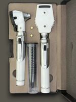 otoscope & Ophthalmoscope Professional ENT Fiber Optic Mini Diagnostic Set white