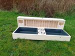 All in 1 Rabbitt hayfeeder with 5in bowls and bottle holders