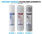 Aquati 3 Pre Filters Reverse Osmosis Water Filter Replacement RO Filter Set 10"