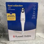 Russell Hobbs 22241 White Electric Hand Blender 2 Speeds Brand New Boxed