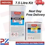 Novol Novakryl 560 Air Dry Lacquer Clearcoat - With H5160 Hardener 7.5 Litre Kit