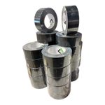 CCA Strong Black Gaffer Duct Tape Cloth Easy Tear 50m x 48mm  x 24 Rolls