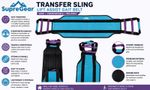 Transfer Sling Lift Assist Aid Transfer Belt for Patient Seniors Injured
