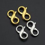 Double Opening Lobster Clasp Keyring Connector For Jewellery Making Clip Holder
