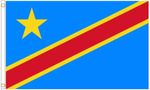 Congo DR World Cup Polyester Flag - Choice of Sizes