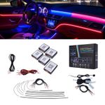 18 in 1 Full LED Bead Symphony Dream Car Interior Ambient Lighting Wireless Kit