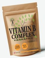 Vitamin B Complex Capsules B1, B2, B3, B5, B6, B7, B9, B12 Clean B Complex Vegan