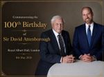 Sir David Attenborough 100th Birthday Royal Albert Hall Commemorative Photograph