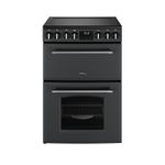 Belling Farmhouse 60cm Electric Range Cooker With 4 Zone Hob Anthracite MRA 60E