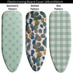 Supersize Extra Large Smart Fit Ironing Board Cover 145 x 54cm - Elasticated