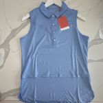 Swing Out Sister Golf Amelie SL Sleeveless Blue Polo Women’s Golf Top L