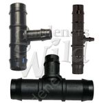 Antelco Reducer Tee Barb Irrigation Pipe Reducing Connector 25/19/13/4 mm