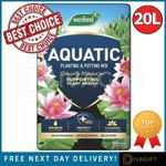 AQUATIC COMPOST PEAT FREE SOIL FOR PONDS PLANTING POND POTTING MIX 20L WESTLAND 