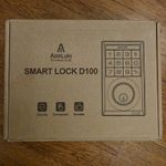 Keypad Deadbolt Lock, Auto Lock, Code + Key Entry, Anti-Peep, Black. NEW!