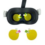 1 Pair For Quest 3 VR Glasses Film Dust-proof Anti-scratch Lens Protective Cover