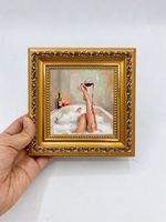 Bath Wine Art Dining Room Kitchen Decor,Custom Oil Painting from photo