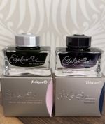 Pelikan Edelstein Bottled Ink in Rose Quartz Ink of the Year 2023 & Tanzanite