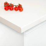 White Laminate Worktops, Semi Gloss - 3m, 4m Lengths, 38mm Thick Kitchen Tops