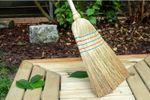 Traditional Long handle corn broom Sweeping brush Yard brush Straw broom