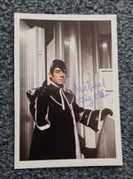 DOCTOR WHO MICHAEL JAYSTON signed The Valeyard Postcard Picture