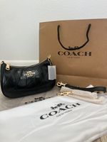 Coach Teri Shoulder Bag With Quilting CDP30 Black