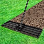 Garden Lawn Levelling Rake Lute Landscaping Rake Top-Dressing Repair Gardening