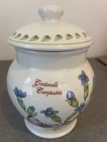boots nottingham vintage FLOREANDA lidded jar floral design 