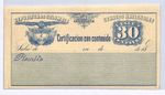 COLOMBIA 30c CUBIERTA Insured Letter Stamp Stationery (1890) Unused WX405