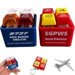 Pilot and Crew Alert Keychain EGPWS Warning Sound Simulator Led Light Cockpit