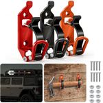 Fast Detach Heavy Clip 2/4, Secures Axe Handle to Roof Carrier, Holds Shovel